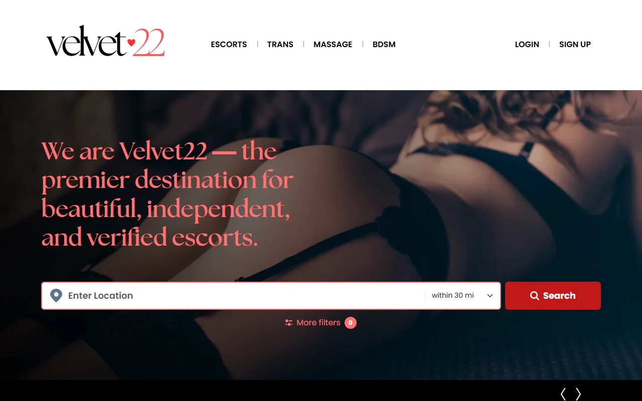 Screenshot of Velvet22 Review